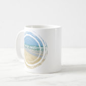 Schöner Port Aransas Texas Strand Kaffeetasse (Vorderseite Links)