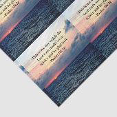 SCHÖNER PSALM 118:24 SONNENREISE ÜBER DEM OZEAN SEIDENPAPIER (Ausschnitt)