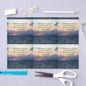 SCHÖNER PSALM 118:24 SONNENREISE ÜBER DEM OZEAN SEIDENPAPIER (Handwerk)