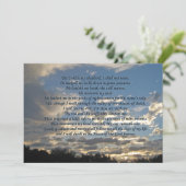 Schöner Psalm 23 Christliche Bibel Verse Sonnenauf Karte (Stehend Vorderseite)