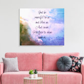 Schöner Psalm 67 Segen über uns Leinwanddruck (Insitu (Wohnzimmer))