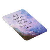 Schöner Psalm 67 Segen über uns Magnet (Rechte Seite)