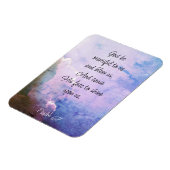Schöner Psalm 67 Segen über uns Magnet (Linke Seite)