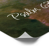 Schöner Psalm 67 Segen über uns Poster (Ecke)