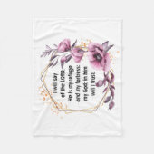 Schöner Psalm 91 Fleece Blanket (Vorderseite)