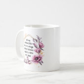 Schöner Psalm 91 Tasse (Vorderseite Links)