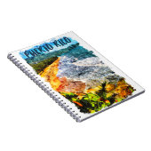 Schöner Puerto Rico Wasserfarbenstrand Notizblock (Rechte Seite)