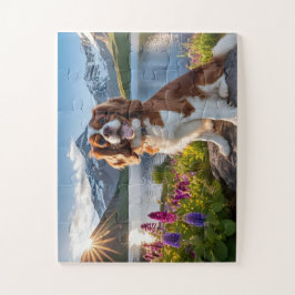 Schöner Puzzle Cavalier Dog