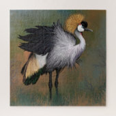 Schöner Puzzle Gray Crowned Crane (Vertikal)