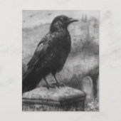 Schöner Rabe Postkarte (Vorderseite)