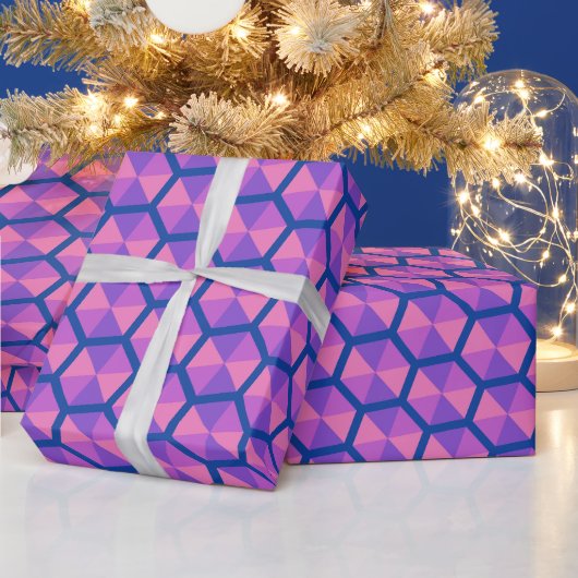 Schöner Radiant Sparkling Monogram Boyfriend Bir Geschenkpapier (Feiertage)