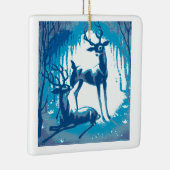 Schöner Rentier aus dem Vintagen Mittelalter Keramikornament (Rechts)