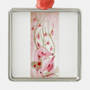 Schöner Rentier aus dem Vintagen Mittelalter Ornament Aus Metall