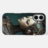 Schöner Retro-Roboter Case-Mate iPhone Hülle (Rückseite (Horizontal))