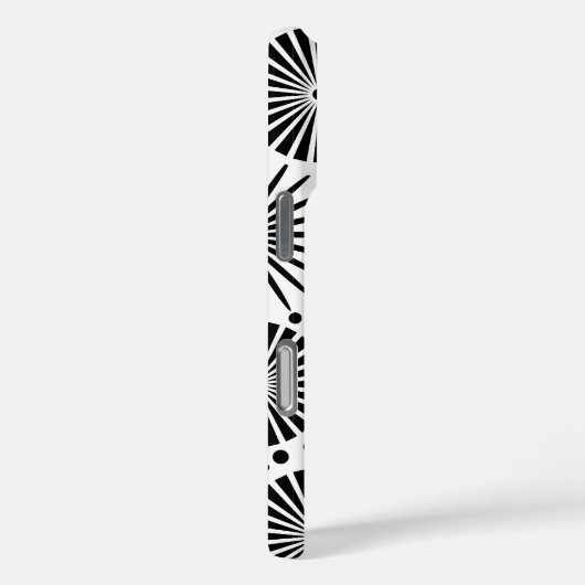 Schöner Retro Schwarzweiss-iPhone 3 Kasten Case-Mate iPhone Hülle (Rückseite / Rechts)