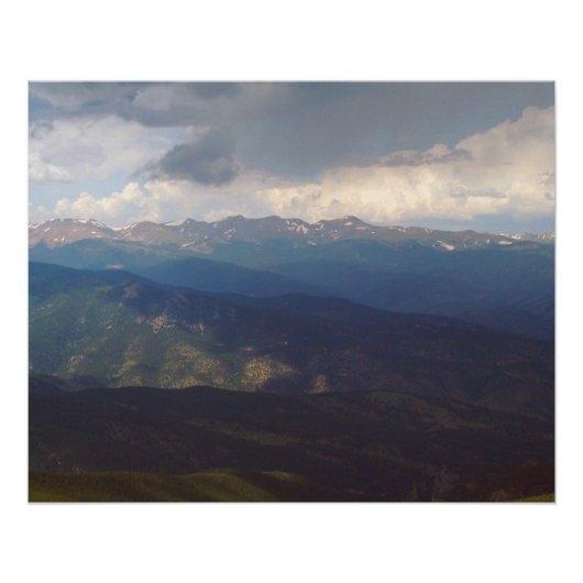 Schöner Rocky Mountain National Forest Poster (Vorderseite)