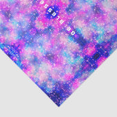 Schöner rosa-blaue Stilmuster gefärbte Krawatte Seidenpapier (Ausschnitt)