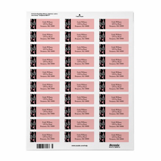 Schöner Rosa Blumenwald (Vorne)