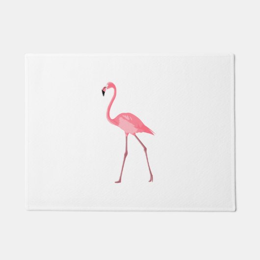 Schöner rosa Flamingo Fußmatte (Vorderseite)