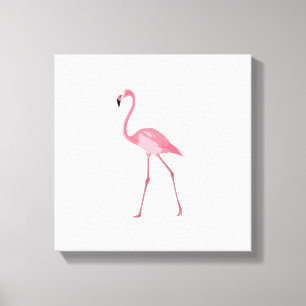 Schöner rosa Flamingo Leinwanddruck