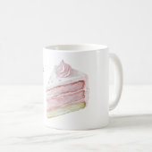 Schöner Rosa Kuchen Kaffeetasse (VorderseiteRechts)