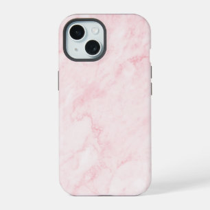 Schöner rosa Marmor iPhone 15 Hülle