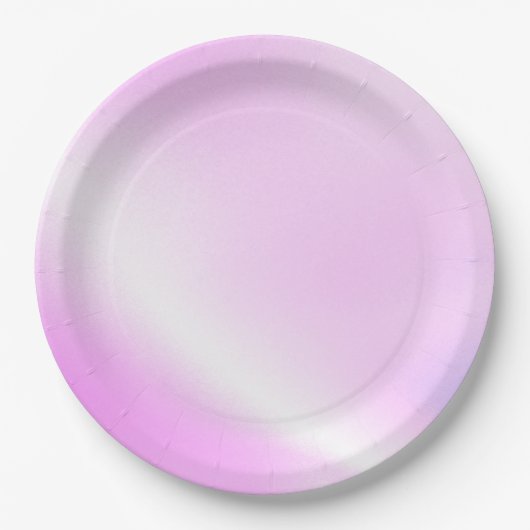 Schöner rosa Papier-Teller Pappteller (Vorderseite)