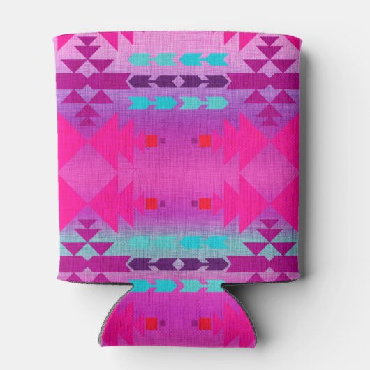 Schöner rosa Südweststil Dosenkühler (Rückseite)