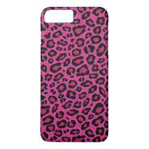 Schöner, rosafarbener Leopardenhaut-Glitzer glän Case-Mate iPhone Hülle