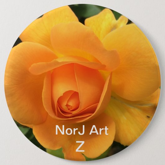 Schöner Rosen-Blumenknopf durch NorJArt Button (Vorderseite)