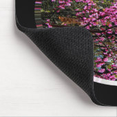 Schöner Roter Bud Baum...... Mousepad (Ecke)