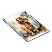 SCHÖNER ROTER COCKER SPANIEL DOG NOTIZBLOCK (Rechte Seite)