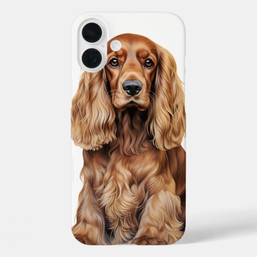 SCHÖNER ROTER COCKER SPANIEL PUPPY HUND Case-Mate iPhone HÜLLE (Rückseite)