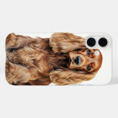 SCHÖNER ROTER COCKER SPANIEL PUPPY HUND Case-Mate iPhone HÜLLE (Rückseite (Horizontal))