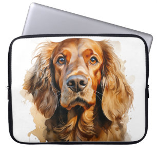 SCHÖNER ROTER IRISH SETTER DOG LAPTOPSCHUTZHÜLLE