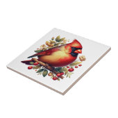 Schöner Roter Kardinal Akzent Fliese (Seite)