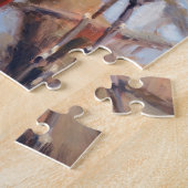 Schöner Roter Kardinal Bird in Bare Tree Puzzle (Seite)