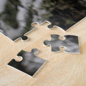 Schöner Roter Kardinal im schneebedeckten Baumpuzz Puzzle (Seite)