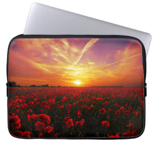 Schöner roter laptopschutzhülle