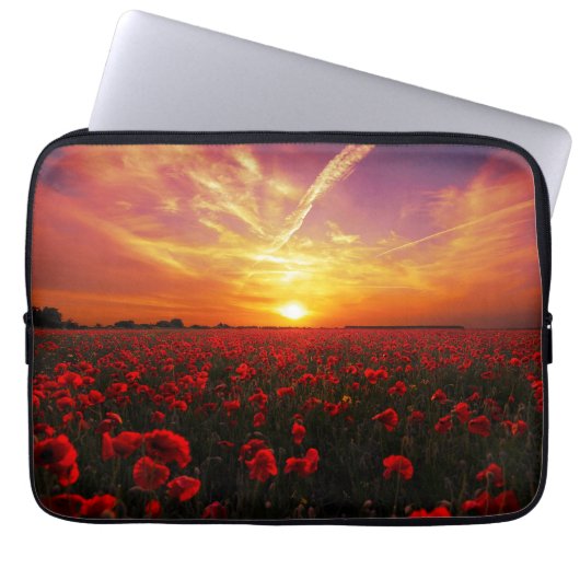 Schöner roter laptopschutzhülle (Vorderseite)