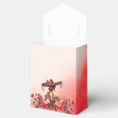 Schöner roter mexikanischer Stil Quinceñera Geschenkschachtel (Geöffnet)