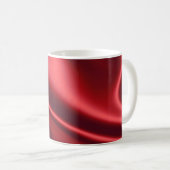 Schöner roter Satin Kaffeetasse (VorderseiteRechts)