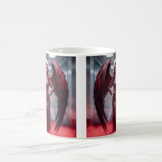 Schöner roter Winkel Kaffeetasse (Mittel)