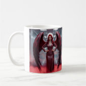 Schöner roter Winkel Kaffeetasse (Links)