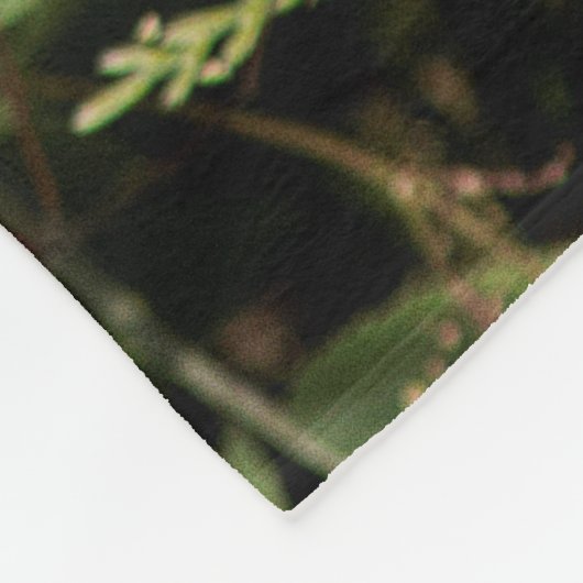 Schöner Rotfuchs Fleecedecke (Ecke)