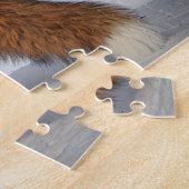 Schöner Rotfuchs im Schnee Puzzle (Seite)