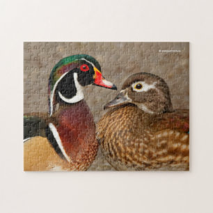 Schöner rührender Moment zwischen Waldscherenten Puzzle