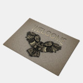 Schöner Rustikaler Empfang Fußmatte (Schrägansicht)