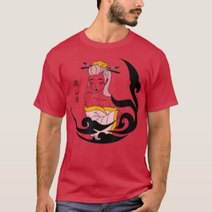 Schöner Sakura Princess japanischer Stil T-Shirt