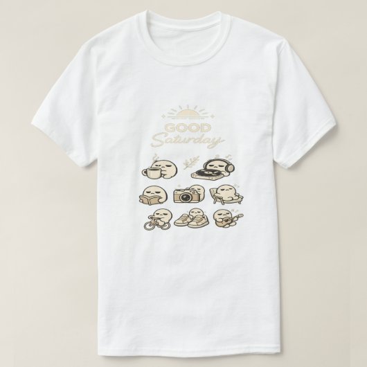 SCHÖNER SAMSTAG | Gemütliche Wochenend-Vibes | LUN T-Shirt (Design vorne)